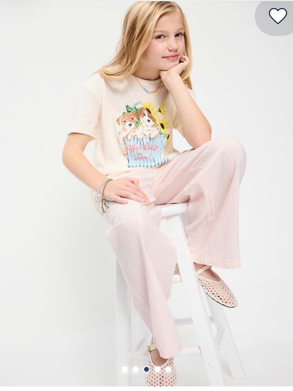 Old Navy Light Pink Ribbed Girls Pants